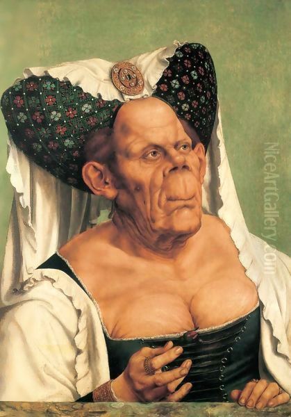 Old Woman (The Queen Of Tunis) 1513 Oil Painting by Workshop of Quentin Massys