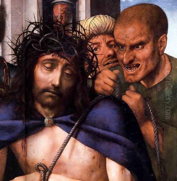 Ecce Homo (detail) Oil Painting by Workshop of Quentin Massys