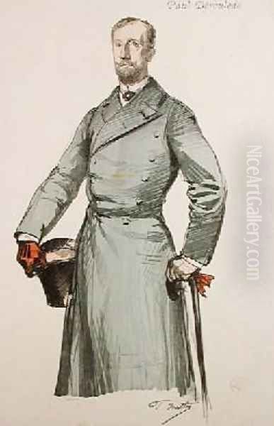 Portrait of Paul Deroulede 1846-1914 from Revue Illustree by Paul Mathey