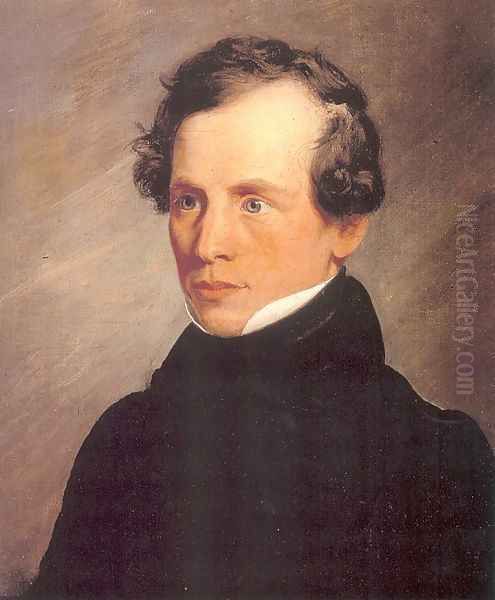 Self Portrait 1818 Oil Painting by Samuel Finley Breese Morse