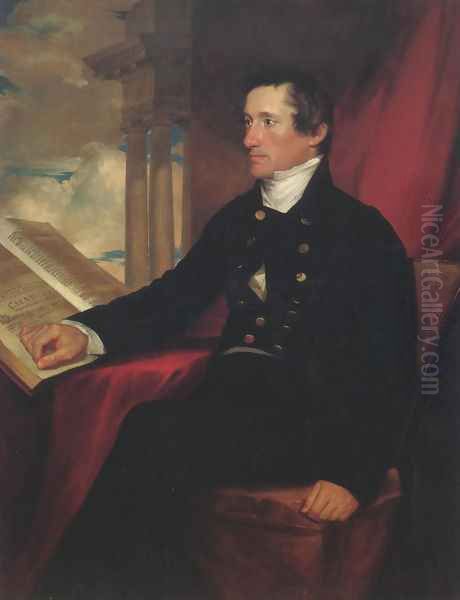 Colonel William Drayton 1818 Oil Painting by Samuel Finley Breese Morse