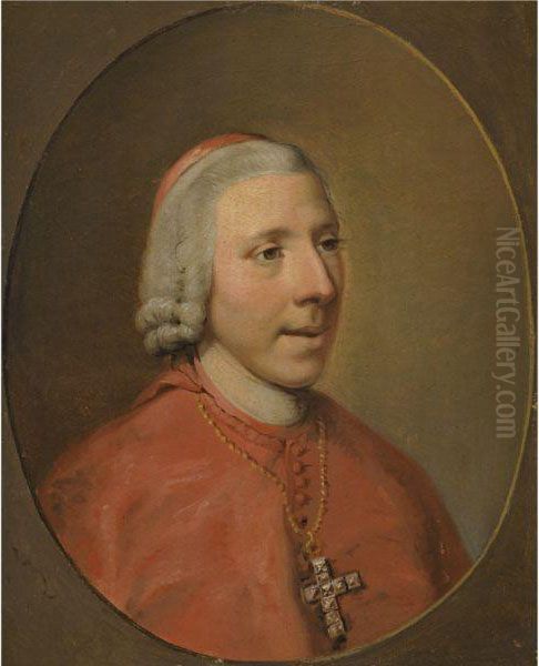 Henry Benedict Stuart, Cardinal York (1725-1807) Oil Painting by Hugh Douglas Hamilton