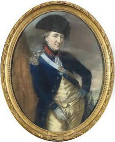 Portrait Of William Robert Fitzgerald Oil Painting by Hugh Douglas Hamilton