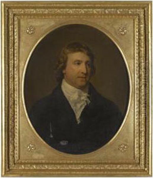 Portrait Of William, 1st Baron Downes Oil Painting by Hugh Douglas Hamilton