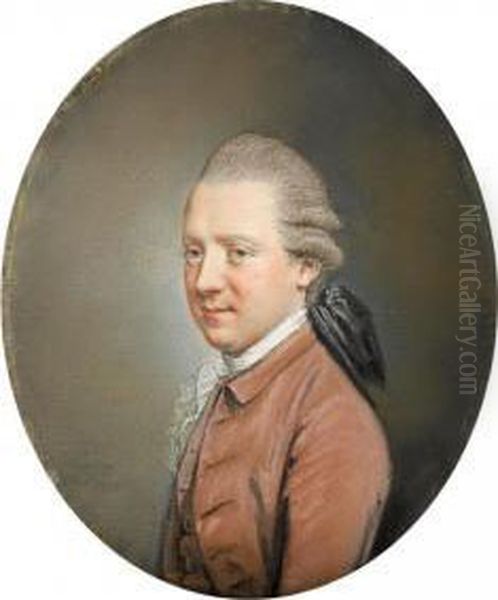 Portrait Of Charles John Crowle Of Fryston Hall, Yorkshire Oil Painting by Hugh Douglas Hamilton