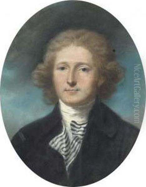 Portrait Of Reverend J. Williamson, Bust-length Oil Painting by Hugh Douglas Hamilton