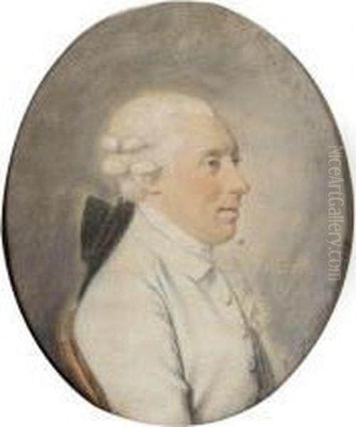 Portrait Of A Gentleman Oil Painting by Hugh Douglas Hamilton