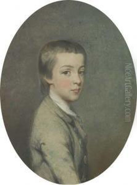 Portrait Of A Boy Oil Painting by Hugh Douglas Hamilton