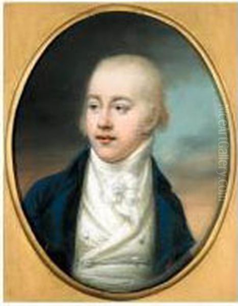 Portrait Of Thomas Earl Of Longford Oil Painting by Hugh Douglas Hamilton