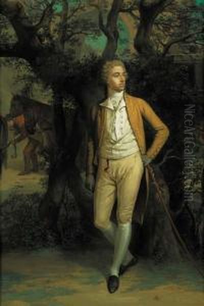 Portrait Of Arthur Hill Oil Painting by Hugh Douglas Hamilton