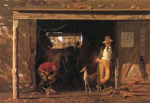 Leisure and Labor Oil Painting by Francis Blackwell Mayer