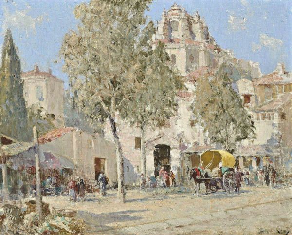 The Market, Granada by William Lee Hankey