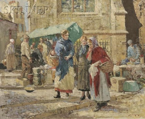 Market Gossip by William Lee Hankey