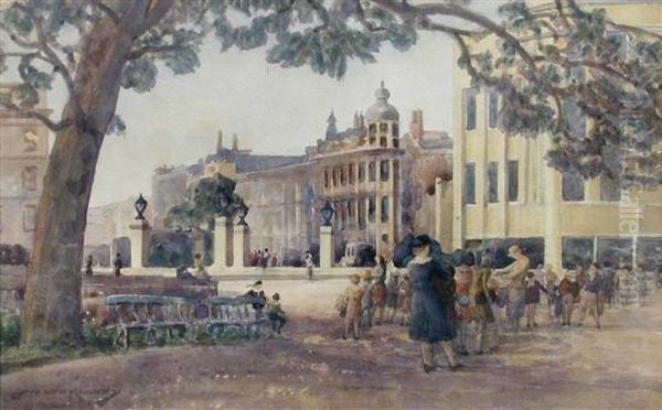 The School Outing Oil Painting by William Lee Hankey