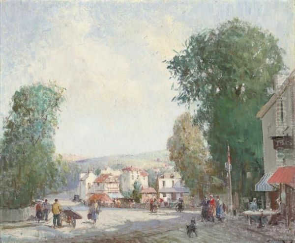 A North Country Village by William Lee Hankey