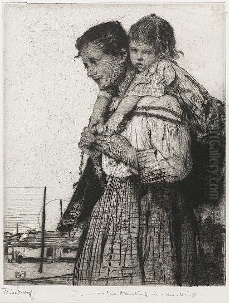 Mother And Child by William Lee Hankey