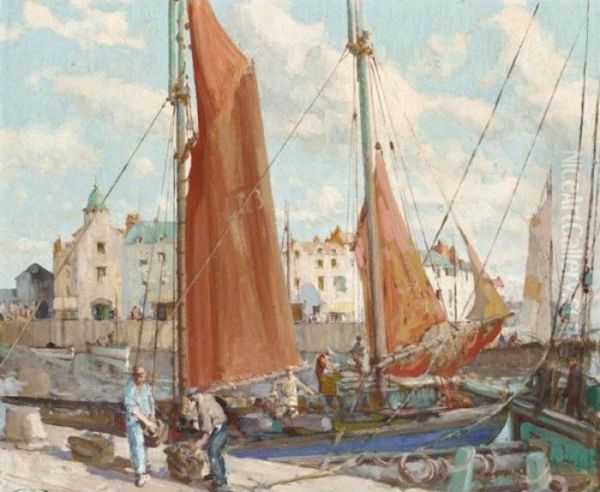 Lowestoft Trawlers by William Lee Hankey