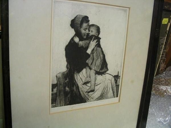 Mother And Child by William Lee Hankey