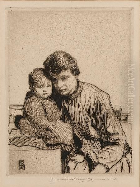 Mother And Child by William Lee Hankey