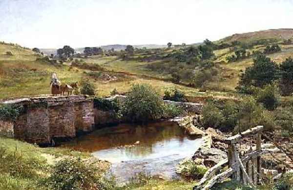 River Scene Oil Painting by John Mogford