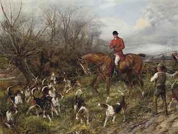 The Lost Scent Oil Painting by Heywood Hardy