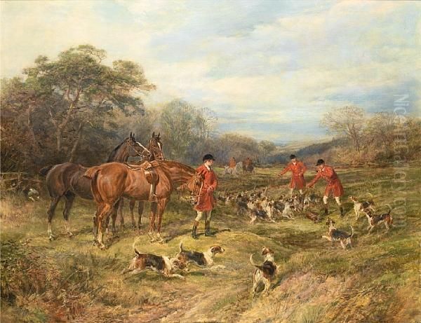 The Kill Oil Painting by Heywood Hardy