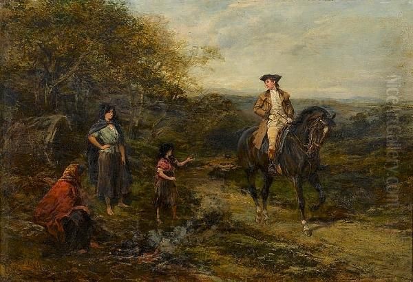 Far From The Madding Crowd Oil Painting by Heywood Hardy