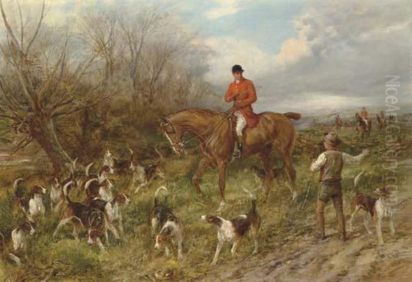 The Lost Scent Oil Painting by Heywood Hardy