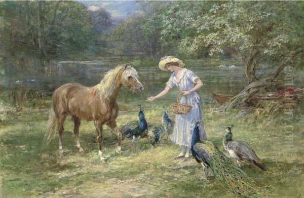 The Favourite Oil Painting by Heywood Hardy