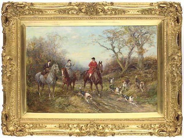 Viewed Away Back Oil Painting by Heywood Hardy