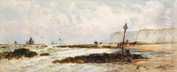 Off Broadstairs Oil Painting by Thomas Bush Hardy