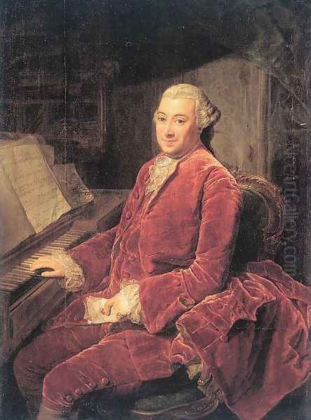 Joachim Ulrich Giese 1762-64 Oil Painting by Georg David Matthieu