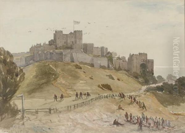 Dover Castle Oil Painting by Thomas Bush Hardy