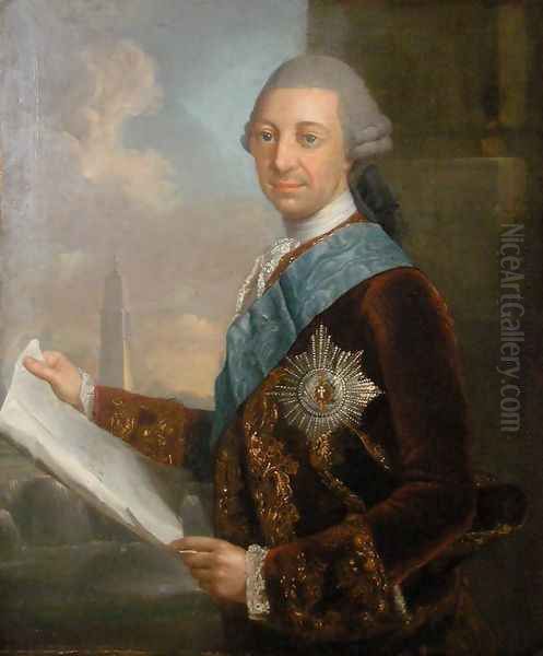 Friedrich der Fromme Oil Painting by Georg David Matthieu