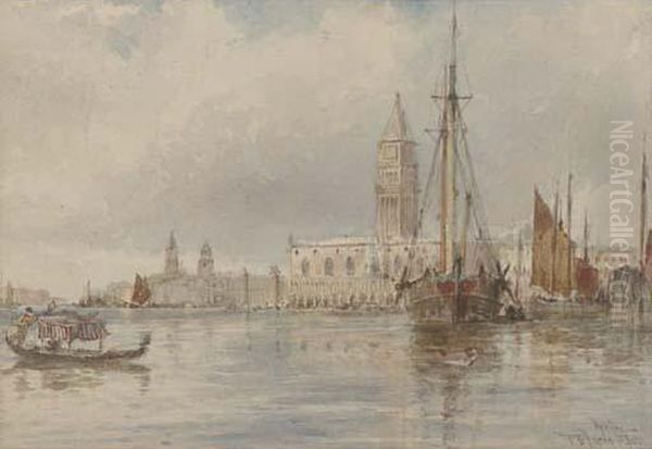 The Doge's Palace, Venice Oil Painting by Thomas Bush Hardy