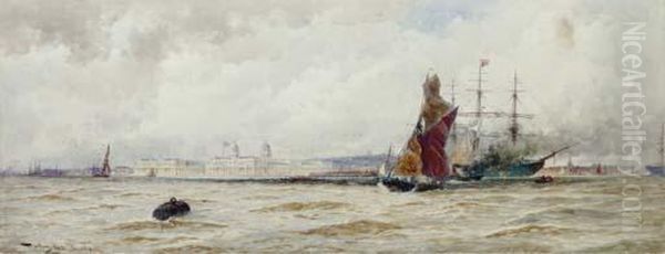 Greenwich Hospital Oil Painting by Thomas Bush Hardy