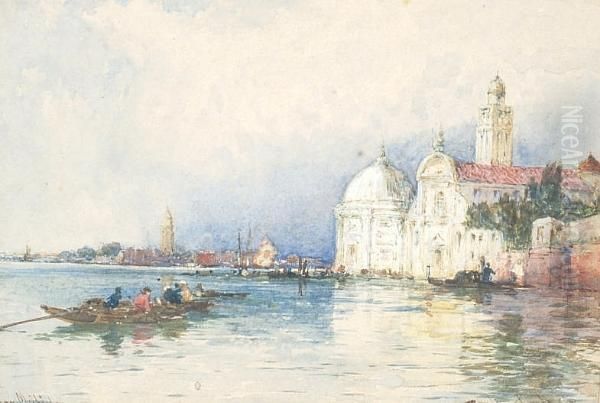 San Michele - Venice Oil Painting by Thomas Bush Hardy