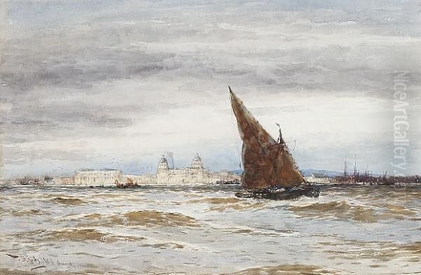 Greenwich Oil Painting by Thomas Bush Hardy