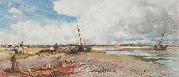 Shoreham, Sussex Oil Painting by Thomas Bush Hardy