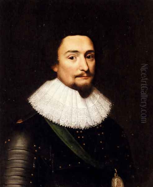 Portrait Of Frederick V Elector Palatine And King Of Bohemia Oil Painting by Michiel Jansz. van Miereveld