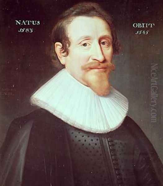 Hugo Grotius 1583-1645 Oil Painting by Michiel Jansz. van Miereveld