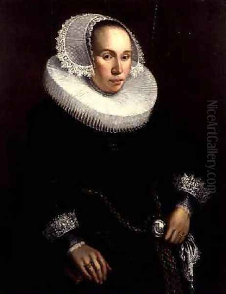 Portrait of a Lady Oil Painting by Michiel Jansz. van Miereveld