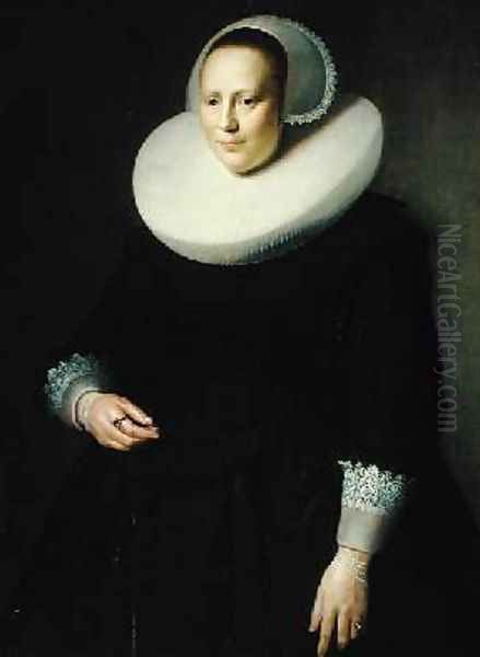 Portrait of a Woman Oil Painting by Michiel Jansz. van Miereveld