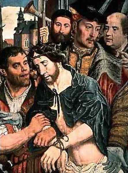 Ecce Homo 1520 2 Oil Painting by Jan Mostaert