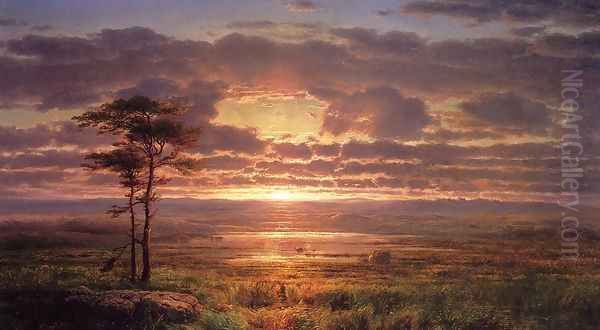 Solitude Oil Painting by Louis Remy Mignot