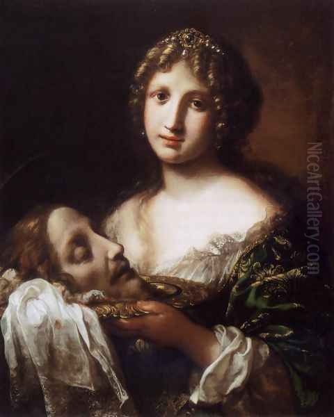 Salome with the Head of the Baptist Oil Painting by Onorio Marinari