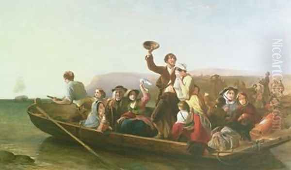 The Emigrants Oil Painting by Thomas Falcon Marshall