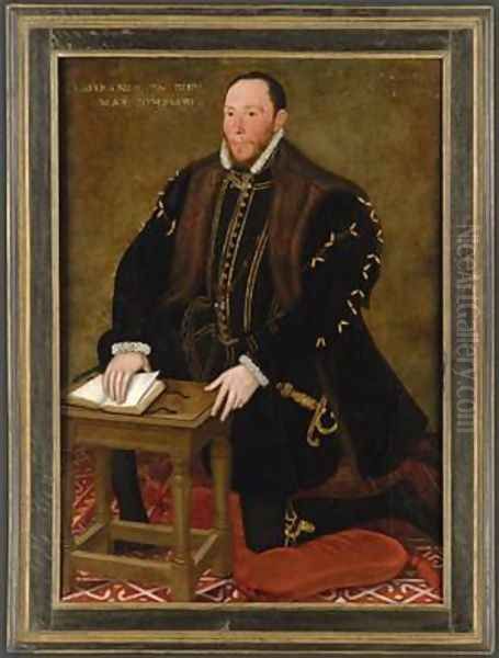 Portrait of the Blessed Thomas Percy 7th Earl of Northumberland Oil Painting by Steven van der Meulen