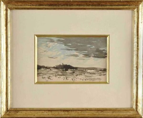 Paysage Oil Painting by Henri-Joseph Harpignies