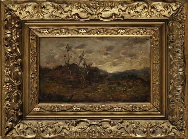 Paysage Oil Painting by Henri-Joseph Harpignies